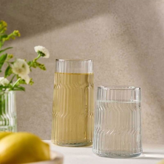Set 3 pahare apă Dunes 335ml