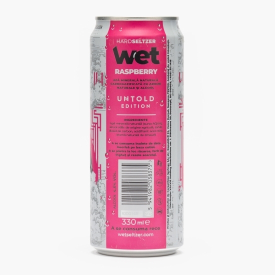 Seltzer cu aromă de zmeură doză, 4.5% alc. 0.33l