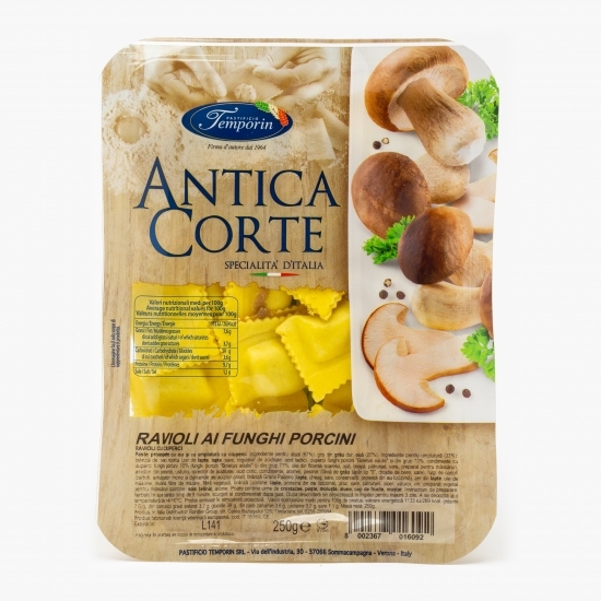 Paste proaspete Ravioli umplute cu ciuperci 250g