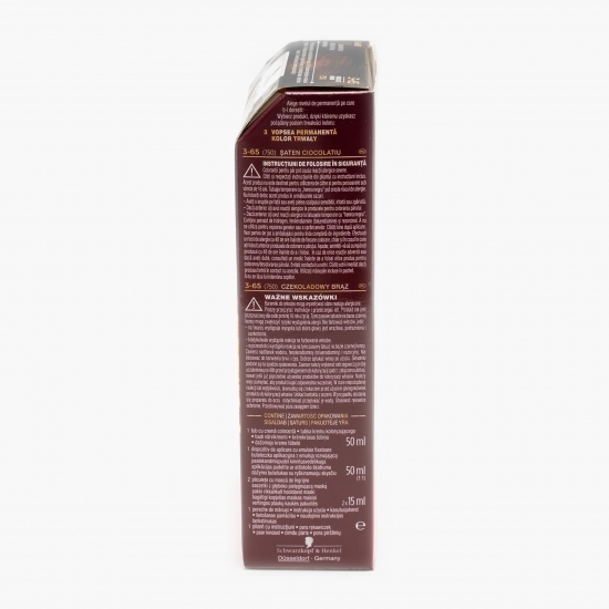 Vopsea de păr permanentă Deluxe Oil-Care Color 750 chocolate brown 135ml