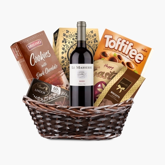 Coș cadou pentru Paște "Golden Easter"