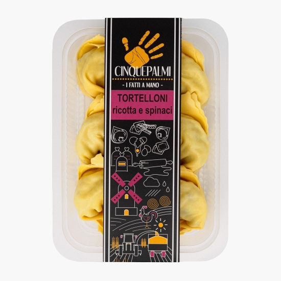 Paste proaspete Tortelloni cu umplutură de ricotta și spanac 250g