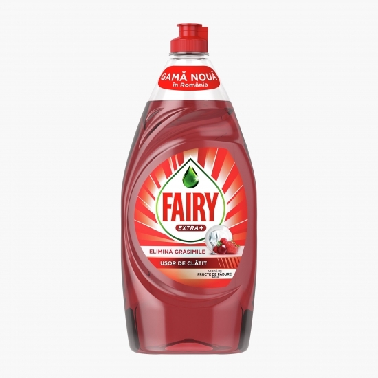 Detergent de vase Extra+ fructe de pădure roșii 900ml