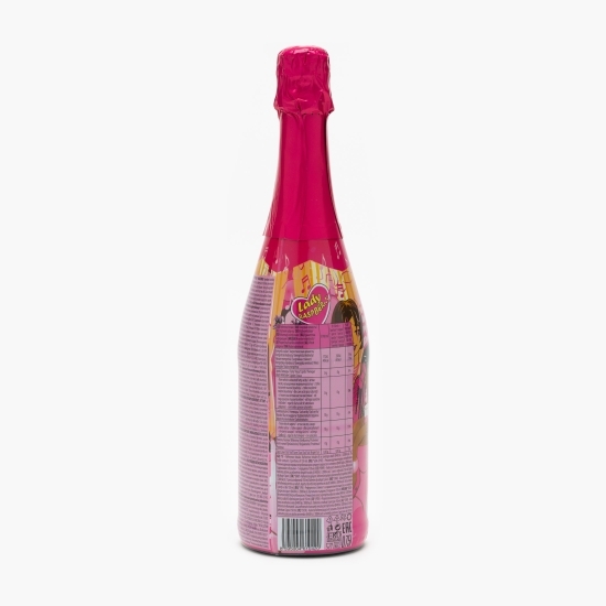 Băutură răcoritoare carbogazoasă cu suc de zmeură, fără alcool 0.75l