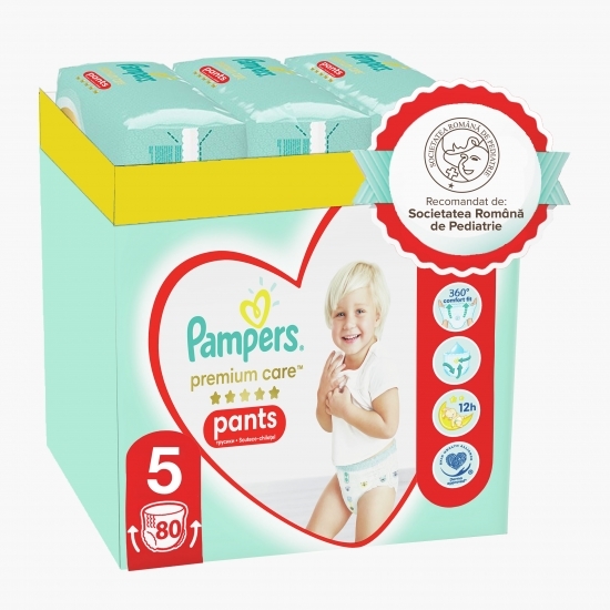 Scutece chiloțel Pants Premium Care XXL Box mărimea 5, 12-17kg, 80 buc