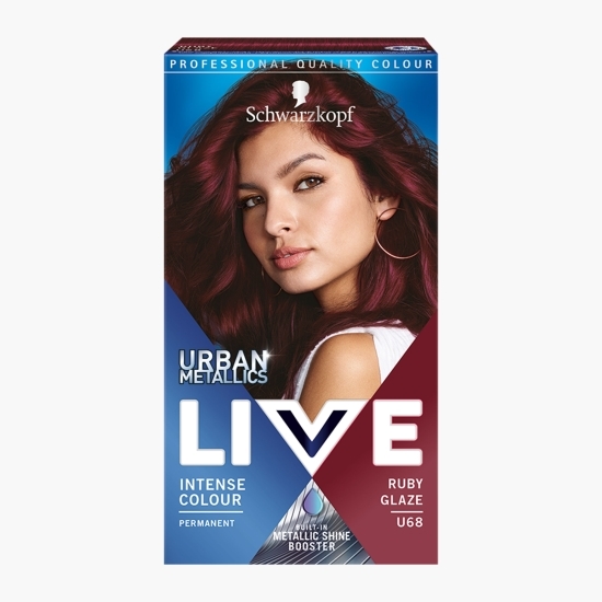 Vopsea de păr permanentă Urban Metallics U68 Ruby glaze 142.5ml