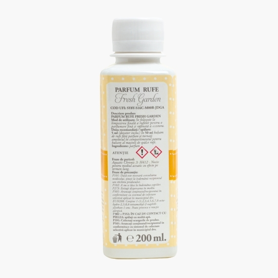 Parfum de rufe Fresh Garden, 40 spălări, 200ml