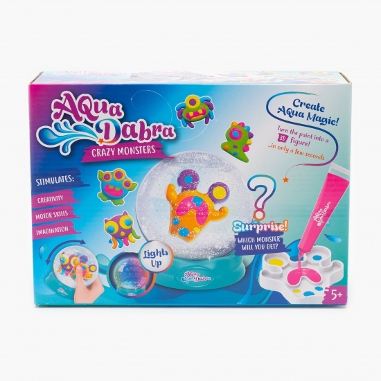 Acvariu cu lumini și figurine de modelat Crazy Monsters 5+ ani