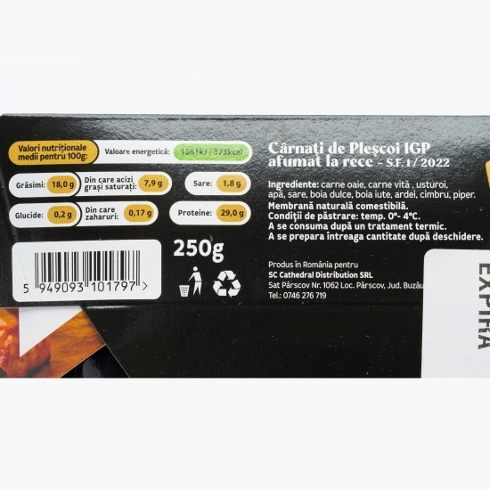 Cârnați de Pleșcoi 250g