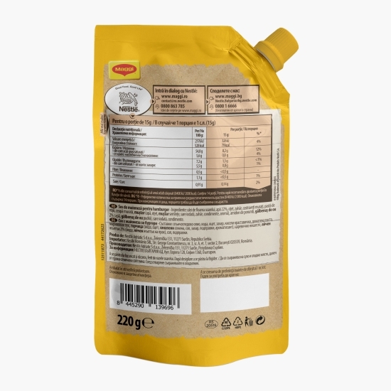 Sos de maioneză pentru hamburger 220g