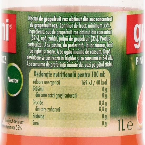 Nectar de grepfrut roz 1l