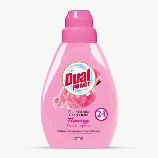 Balsam haine ultra concentrat Dual Power Flamingo, 24 spălări, 0.6l
