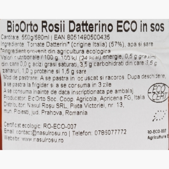 Roșii Datterino eco 550g