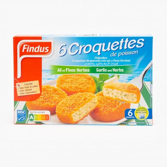 Crochete pește cu usturoi, ierburi 300g