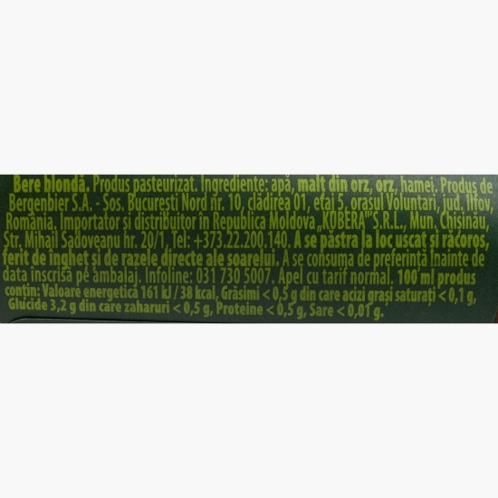 Bere blondă sticlă 0.33l