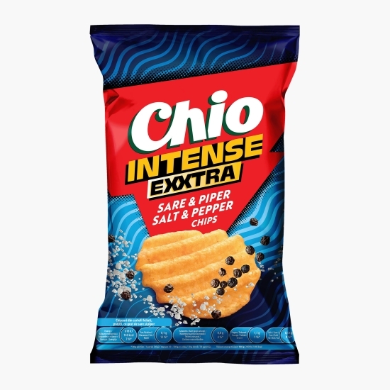 Chipsuri Exxtra Intense cu sare&piper 120g