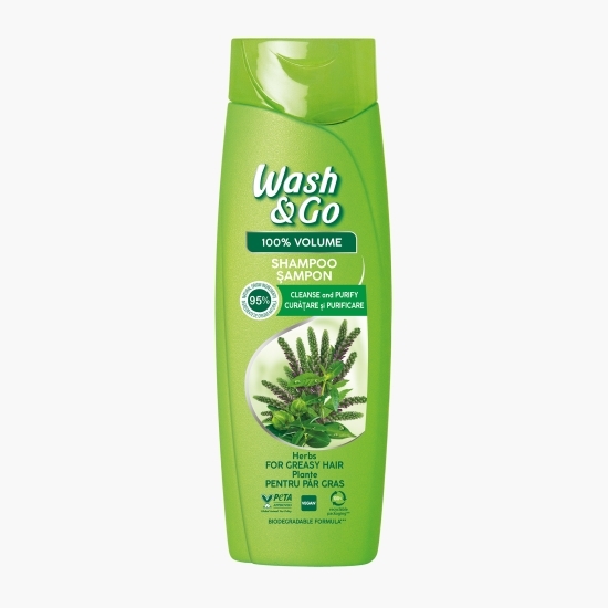 Șampon cu extract de ierburi, Curățare și Purificare 360ml