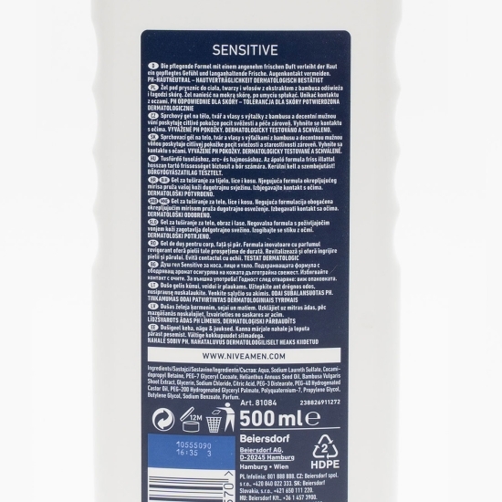 Gel de duș pentru bărbați Men Sensitive 0.5l