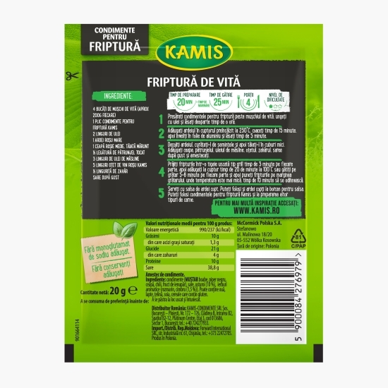 Condimente pentru friptură 20g