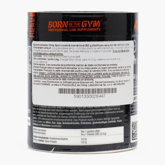 Creatină monohidrată micronizată 250g