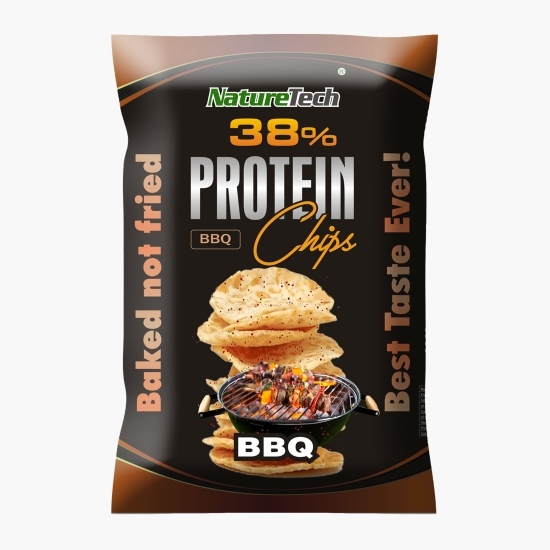 Chipsuri proteice 38% cu aromă de BBQ, 50g