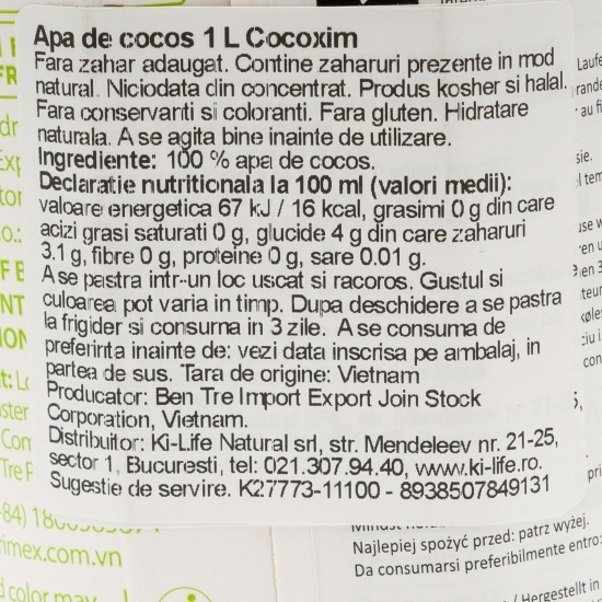 Apă de cocos 1l
