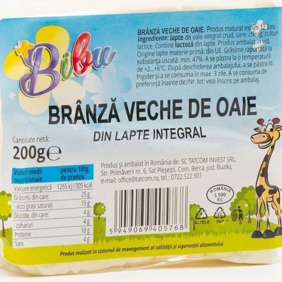 Brânză veche de oaie 200g