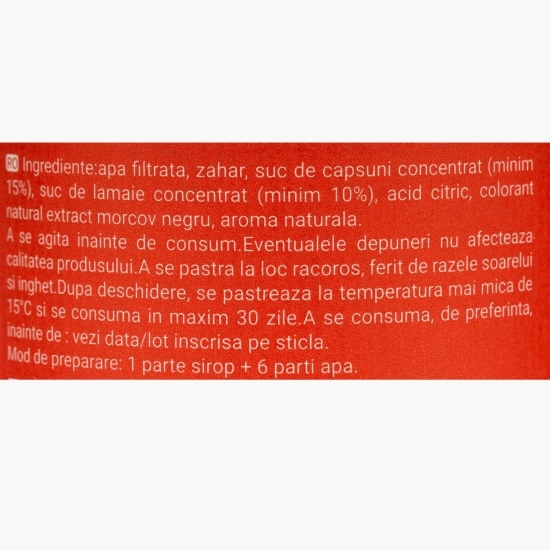 Sirop de căpșuni 0.7l