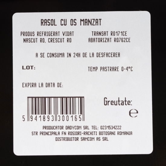 Rasol de mânzat cu os 700g