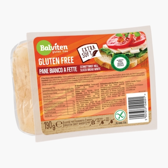 Pâine albă feliată, fără gluten 190g