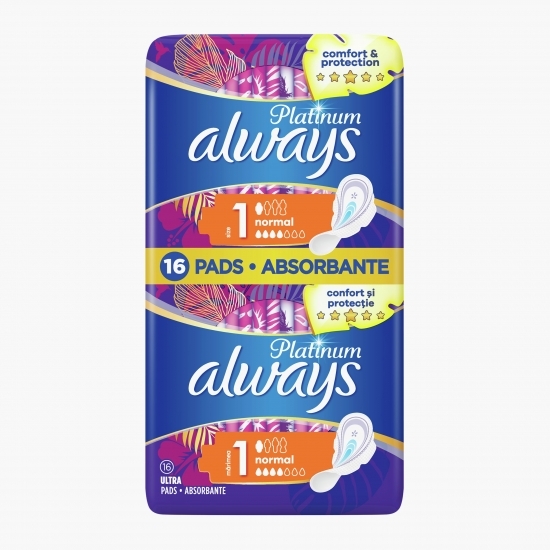 Absorbante Platinum normal 16 buc