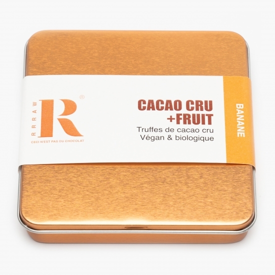 Trufe de cacao crudă cu banane și curmale eco 100g