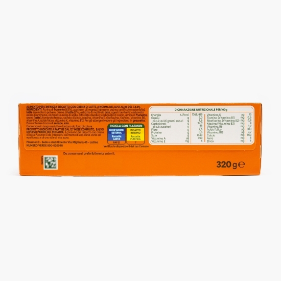 Biscuiți cu cremă de lapte, +12 luni, 320g