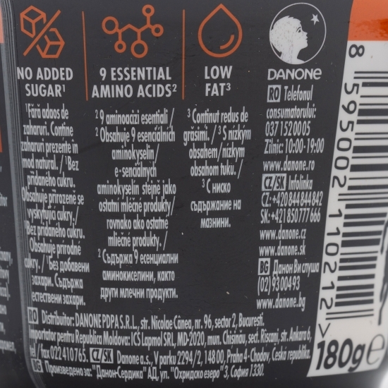 Budincă proteică cu gust de caramel, fără zahăr adăugat 180g