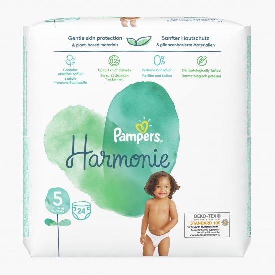 Scutece Harmonie mărimea 5, 11-16kg, 24 buc