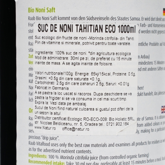 Suc de noni eco 1l