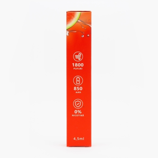 Țigară electronică Pepene 0mg/ml, fără nicotină, 1800 puffs