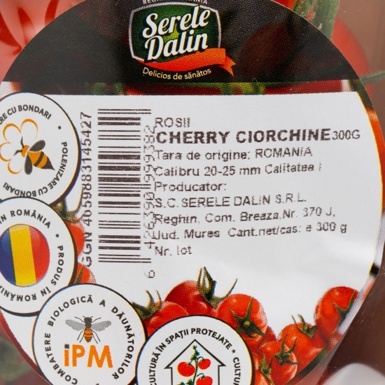 Roșii cherry ciorchine 300g