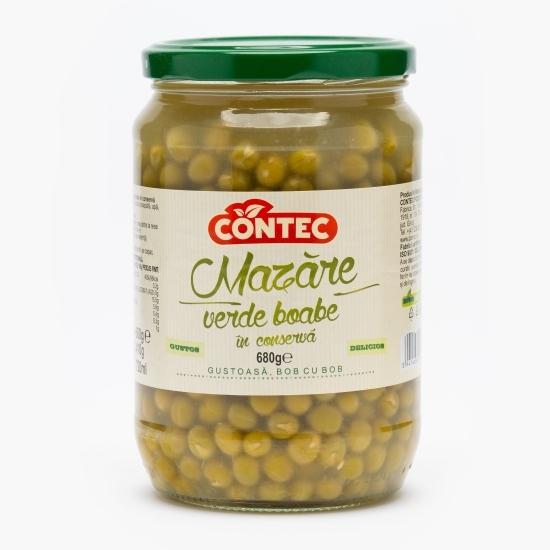 Mazăre verde boabe 680g