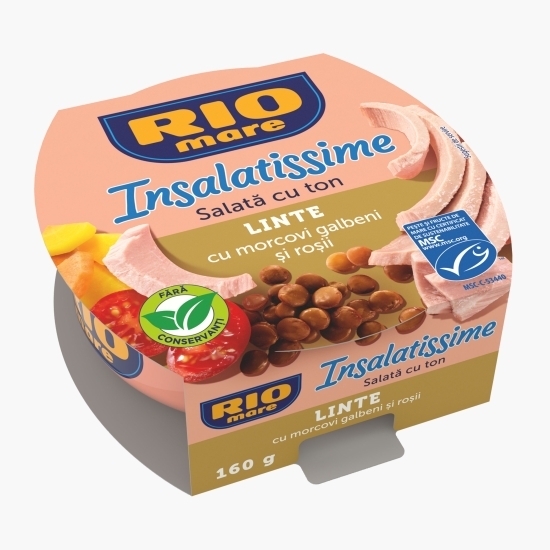 Salată cu ton și linte, 160g