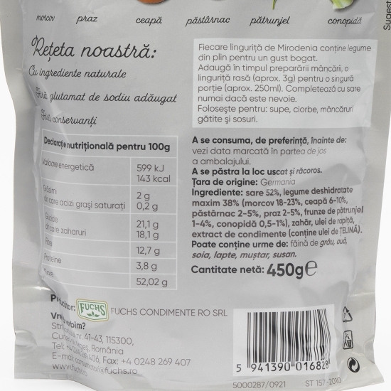 Bază pentru mâncăruri 450g