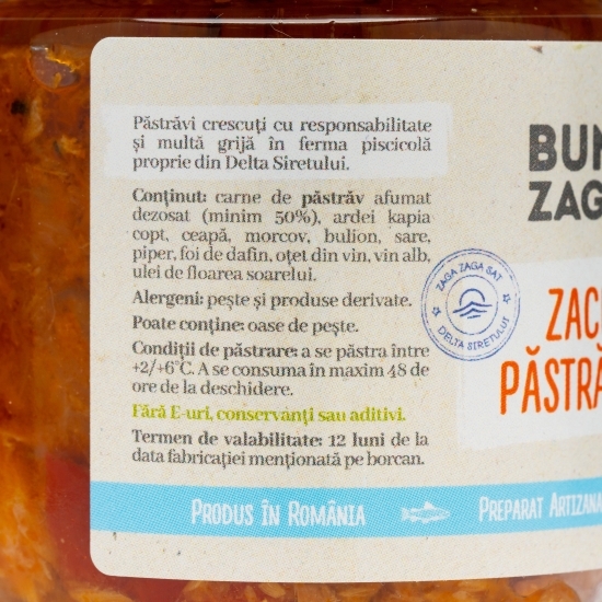 Zacuscă de păstrăv afumat 200g