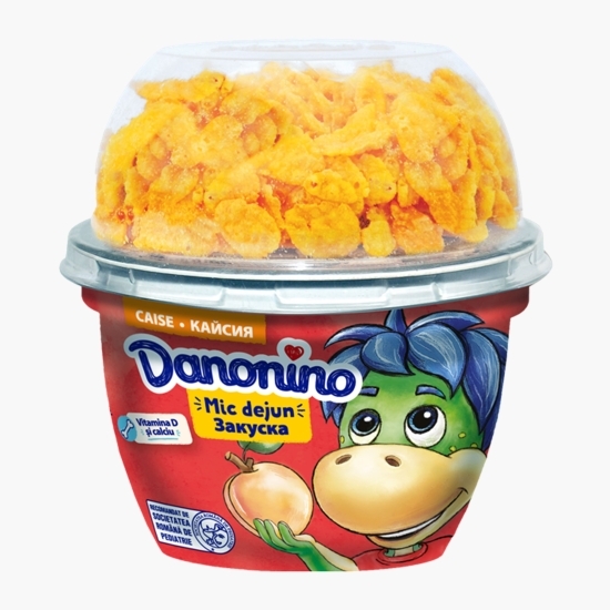 Iaurt Mic Dejun cu caise și topping de cereale, 2% grăsime, 143g