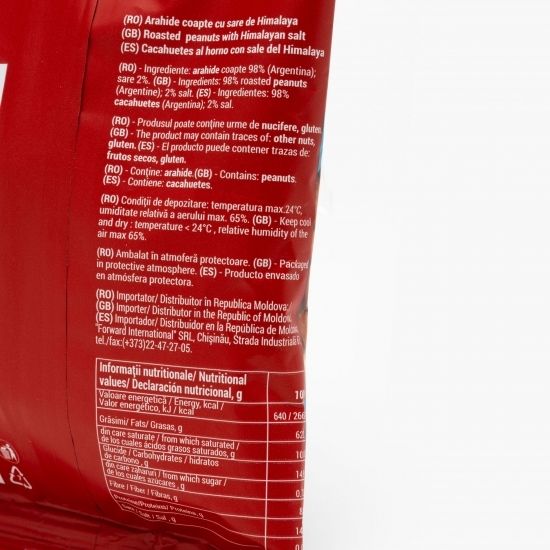 Arahide coapte, cu sare de Himalaya 75g