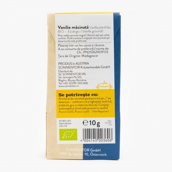 Vanilie măcinată eco 10g