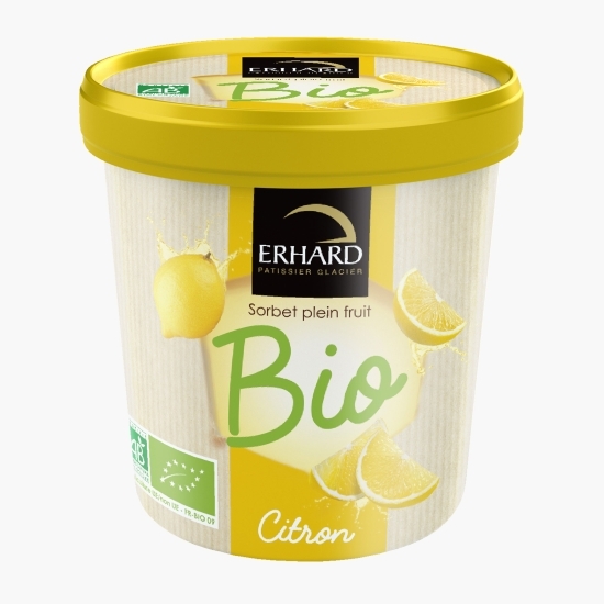 Sorbet eco lămâie cu 30% suc de fruct, 500ml