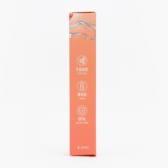 Țigară electronică Zmeură 0mg/ml, fără nicotină, 1800 puffs
