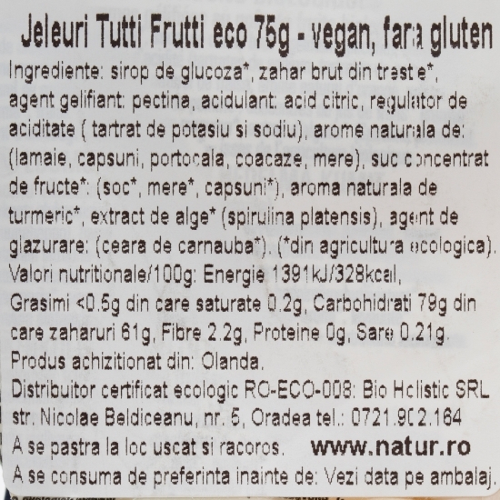 Jeleuri eco Tutti Frutti 75g