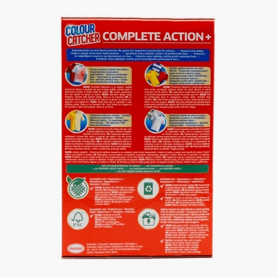 Șervețele anti-transfer culoare Complete Action+ 40 buc