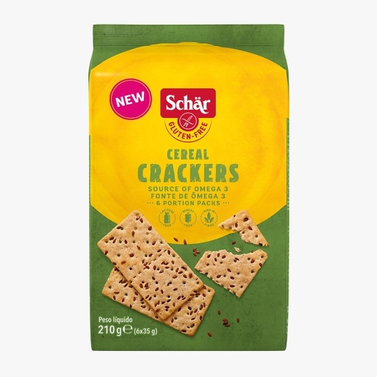 Crackers cu cereale, fără gluten și fără lactoză 210g